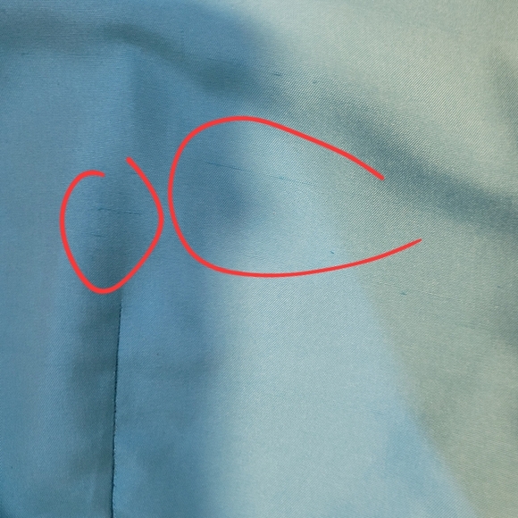 Vintage 100% Silk Turquoise Trousers by Carlisle - Picture 9 of 10